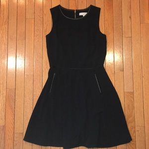 Loft Fit and Flare Little Black Dress
